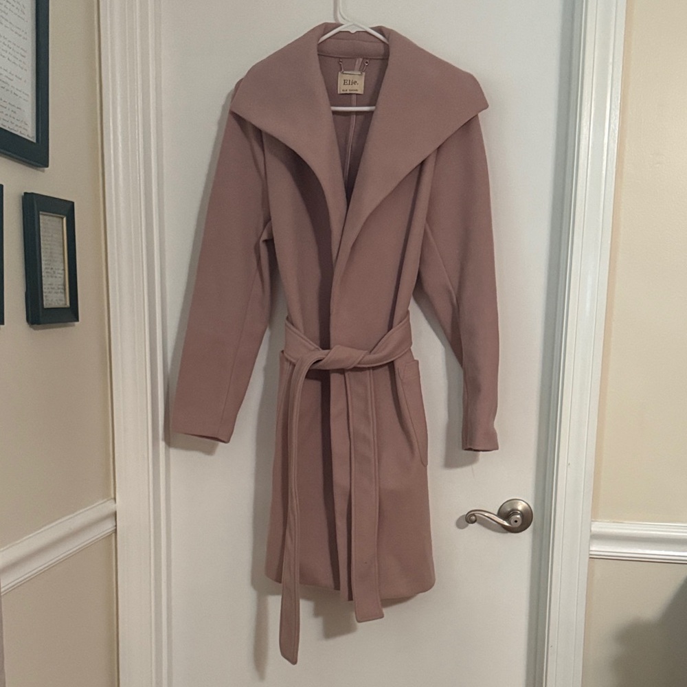 Elie Tahari Dusty Pink Women's Coat